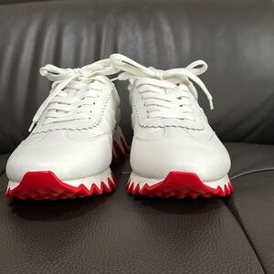 Men’s White Christian Louboutin  Size 46.5 (13.5) sneakers